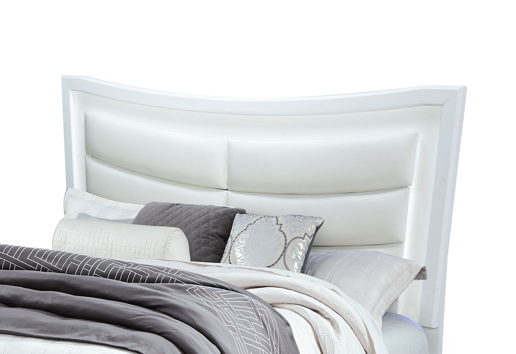 Collete - Queen Bed - White