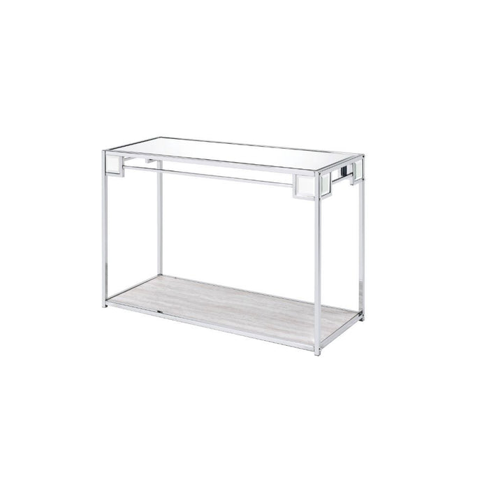 Asbury - Accent Table - Mirrored, Chrome