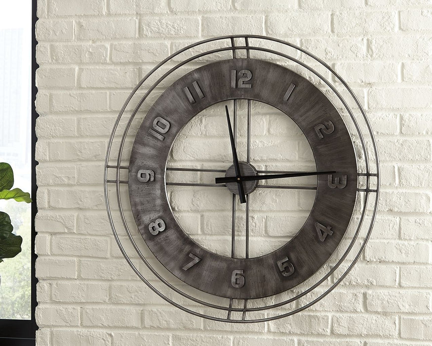 Ana - Gris Antiguo - Reloj de Pared