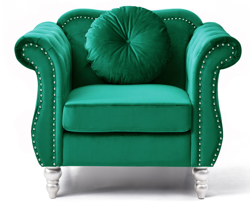Glory Furniture Hollywood Chair, Green