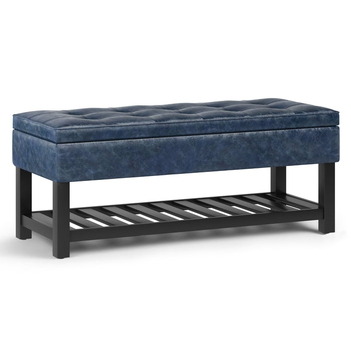 Cosmopolitan - Storage Ottoman Bench with Open Bottom