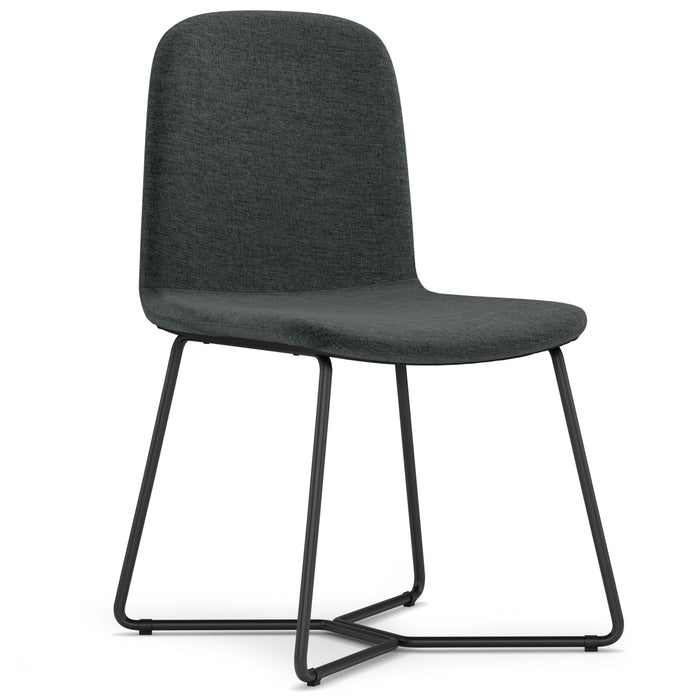 Wilcox - Dining Chair (Set of 2) - Charcoal Grey
