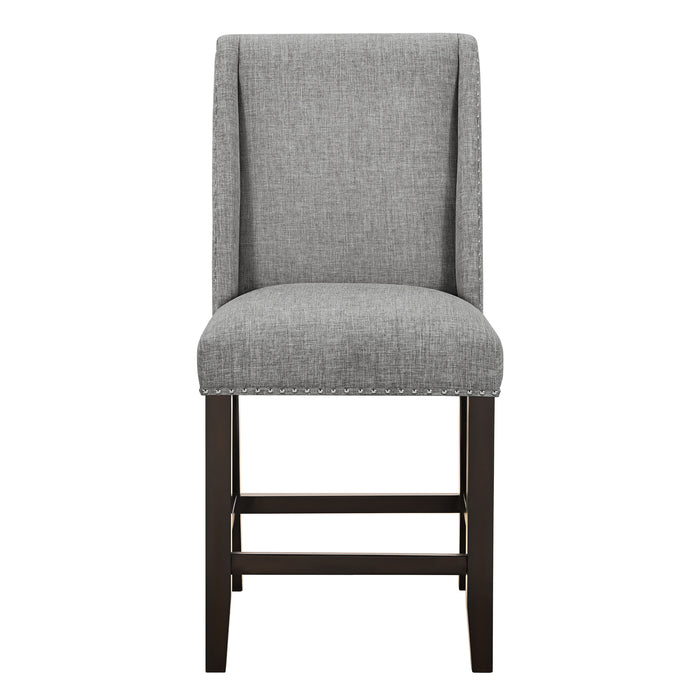 Faust - Counter Chair (Set of 2) - Gray