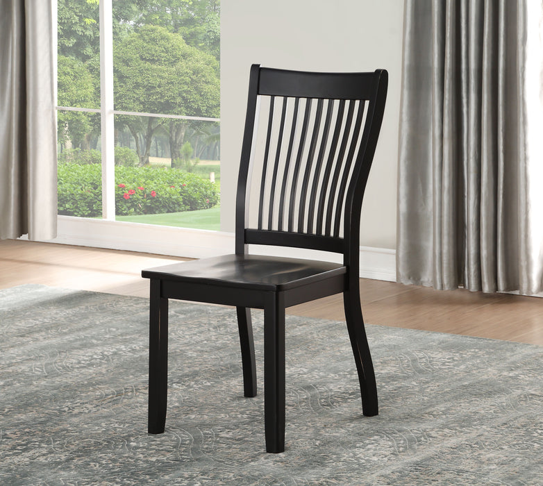 Renske - Side Chair (Set of 2) - Anqtique Black