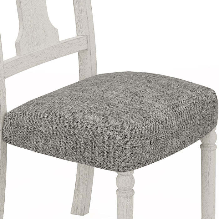 Tannen - Dining Side Chair (Set of 2) - White And Gray