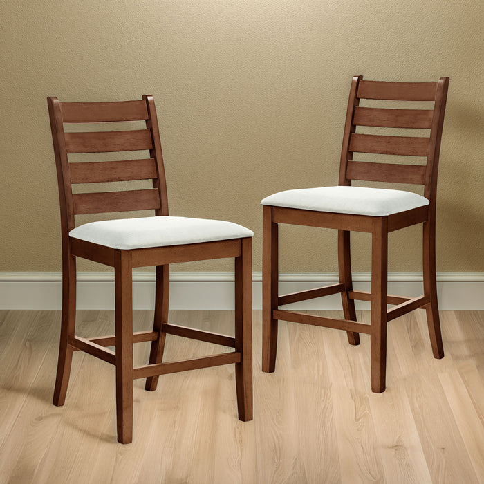 Pascal - Ladderback Counter Chair (Set of 2)