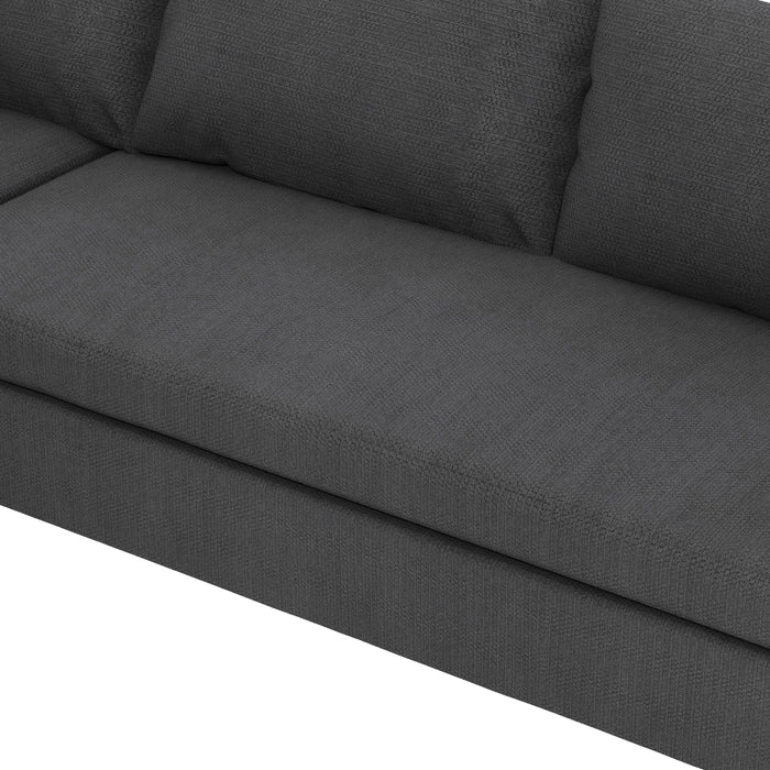 Modular Sectional Reversible U Shaped Couch Set, Free Combination Minimalist Style Oversized 8 Seat Convertible Sofa