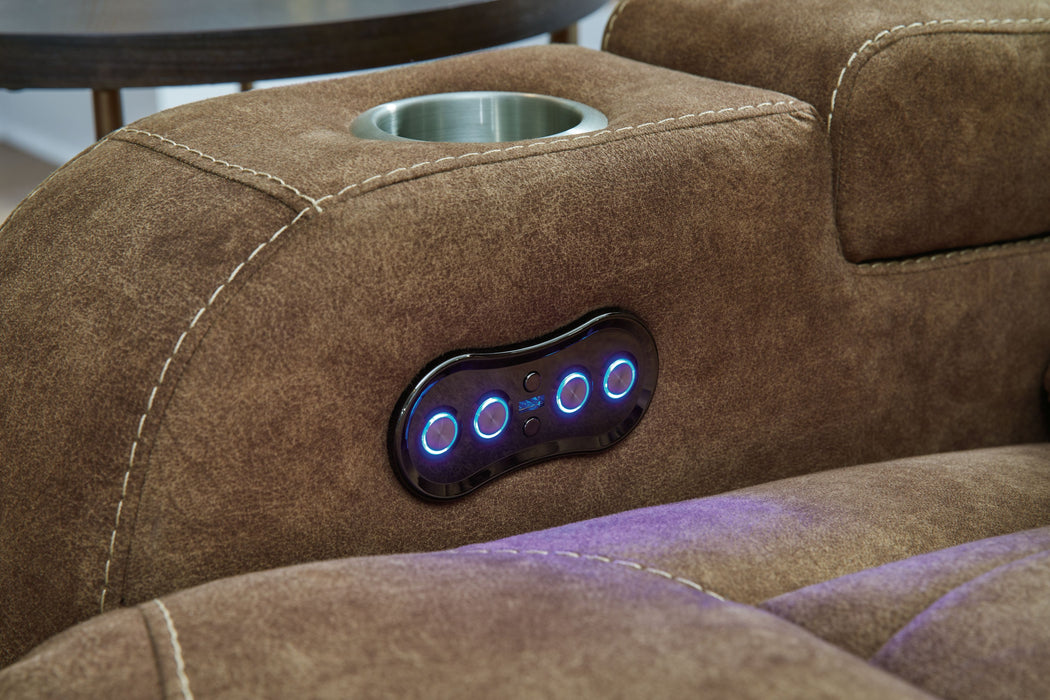 Wolfridge - Brindle - Sofá reclinable eléctrico con reposacabezas ajustable