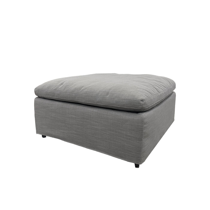 Harper Petite - Linen Ottoman