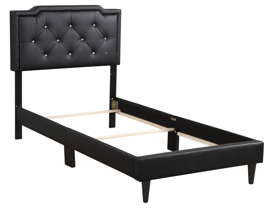 Deb - G1119-TB-UP Twin Bed (All in One Box) - Black