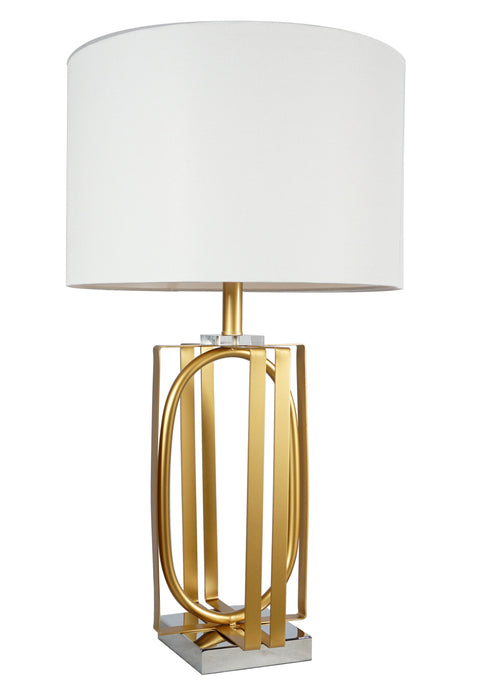 Table Lamp (Set of 2) - Gold & White