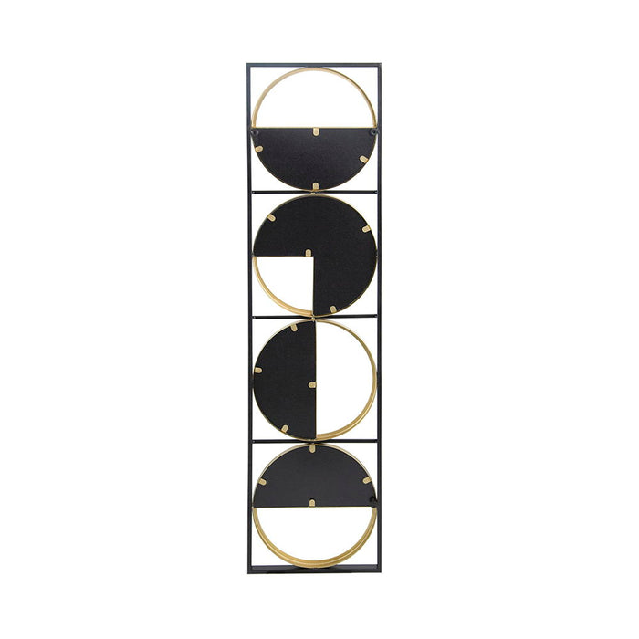 Eclectic Styling Metal Beaded Wall Mirror With Contemporary Design For Bedroom, Liveroom & Entryway