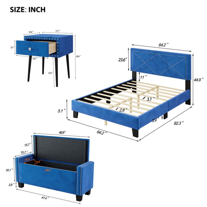 Upholstered Bedroom Set