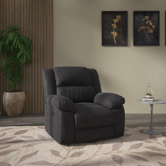 Marshall - Swivel Gliding Recliner - Black