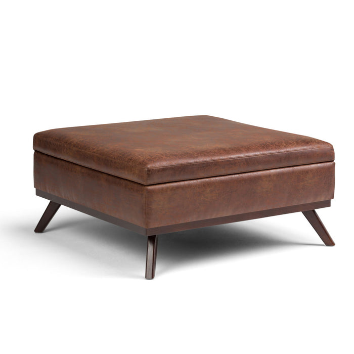 Owen - Square Coffee Table Storage Ottoman