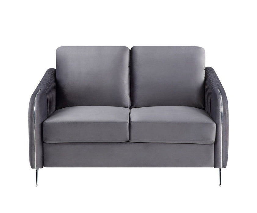 Hathaway - Velvet Fabric Sofa, Loveseat, Chair Living Room (Set of 3)