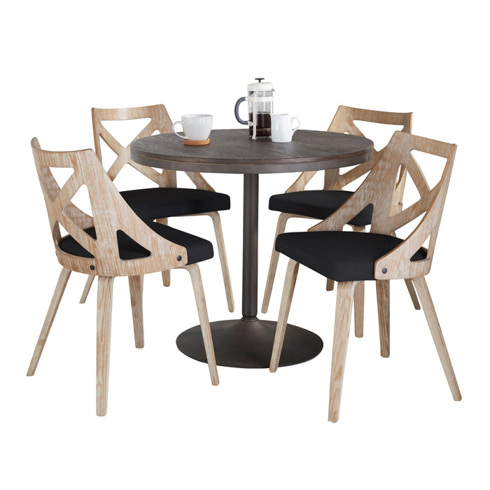 Dakota Charlotte - 5 Piece Contemporary Dining Set