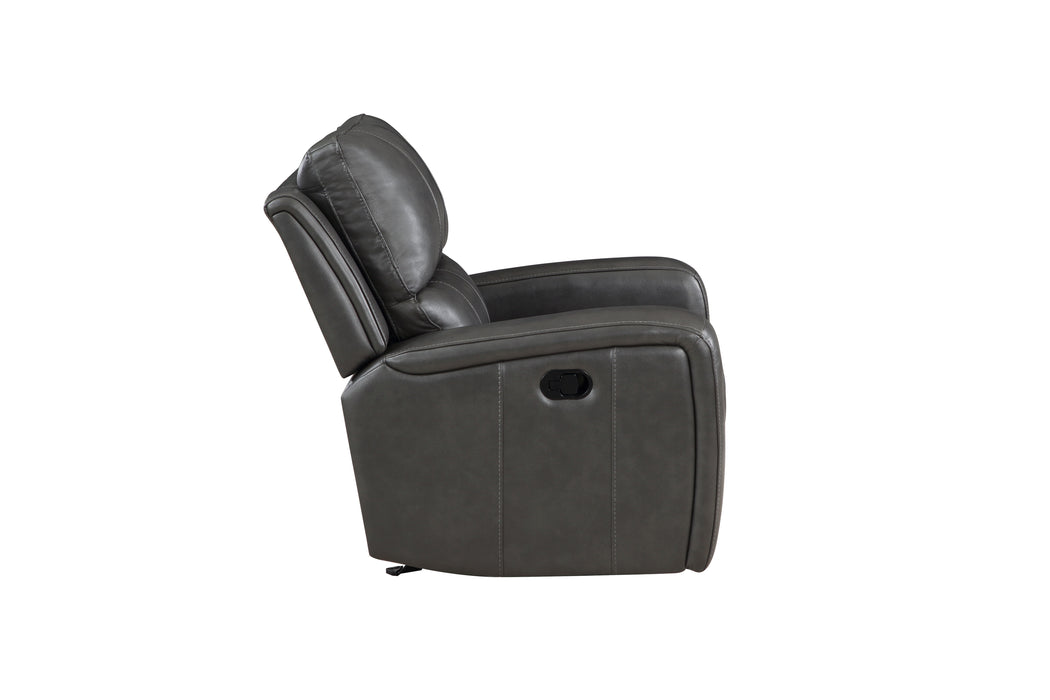 Linton - Sillón reclinable de cuero con Pwr Fr