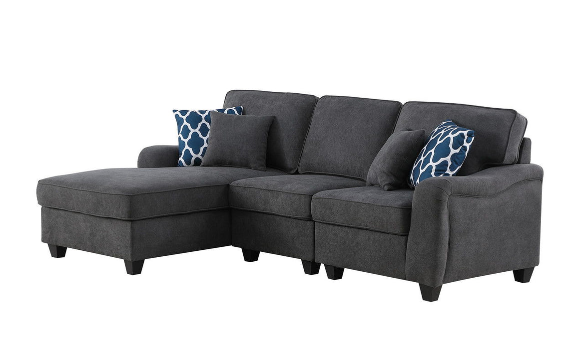 Leo - Sectional 3 Piece Sofa Chaise