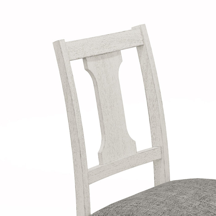 Tannen - Dining Side Chair (Set of 2) - White And Gray