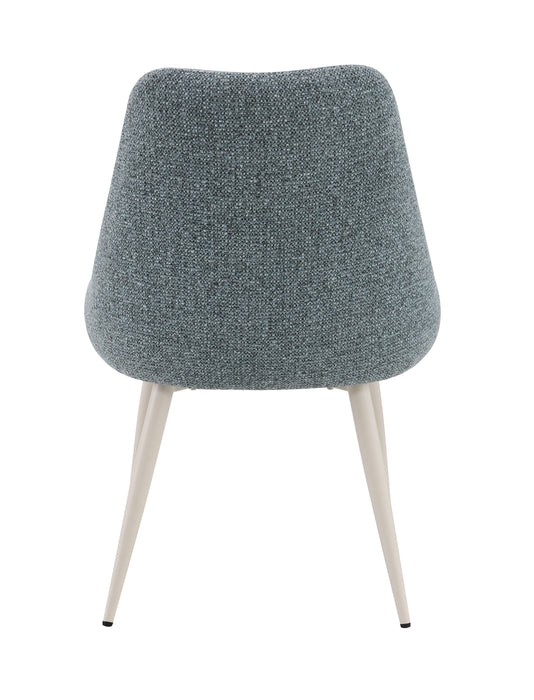 Laela - Boucle Bone Table Side Chair - Light Blue