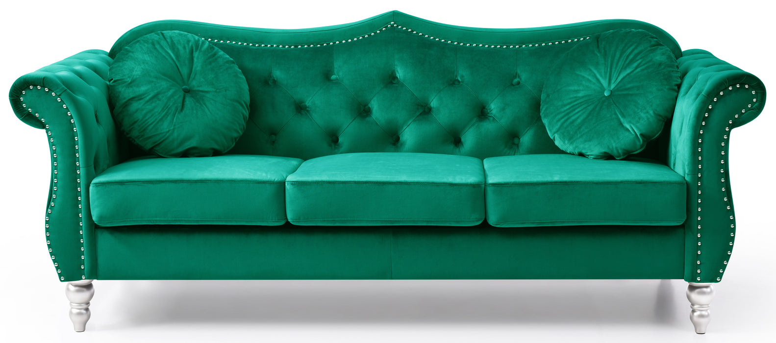 Glory Furniture Hollywood Sofa, Green