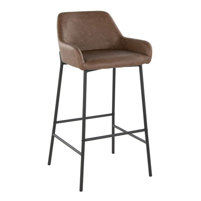 Daniella - Contemporary Fixed Height Barstool (Set of 2)