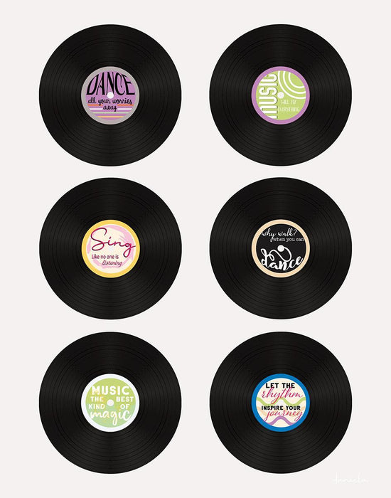 Vinyl Inspiration By Daniela Santiago (Small) - Black