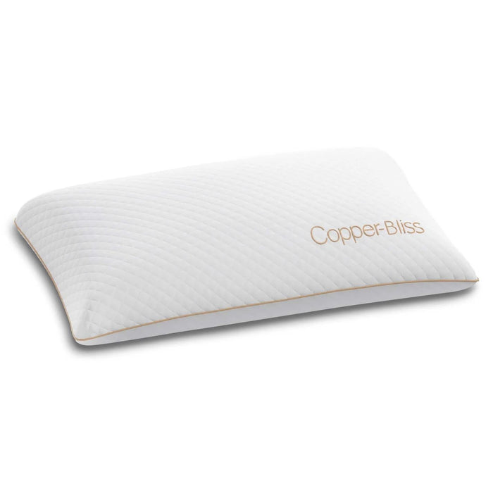 Copper - Bliss Pillow - White