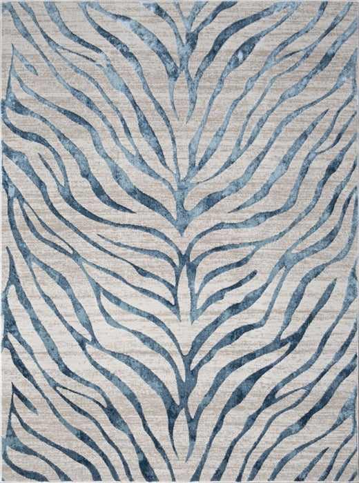 Elegance - 2'7" X 7'3" Area Rug - Blue