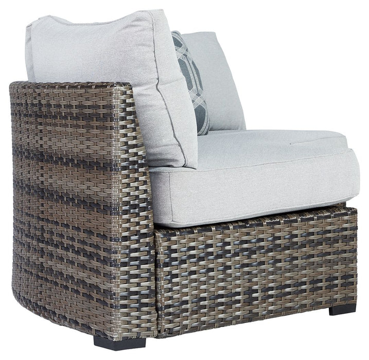 Harbour Court - Cinza - Loveseat Curvo com Almofada