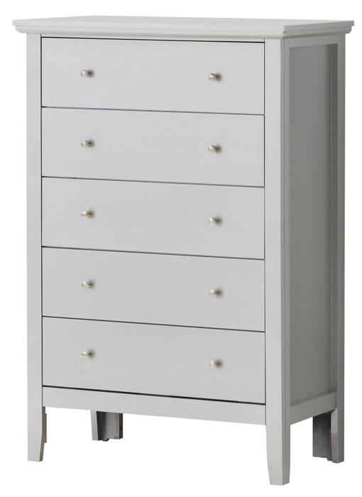 Glory Furniture Primo Chest, Silver Champagne