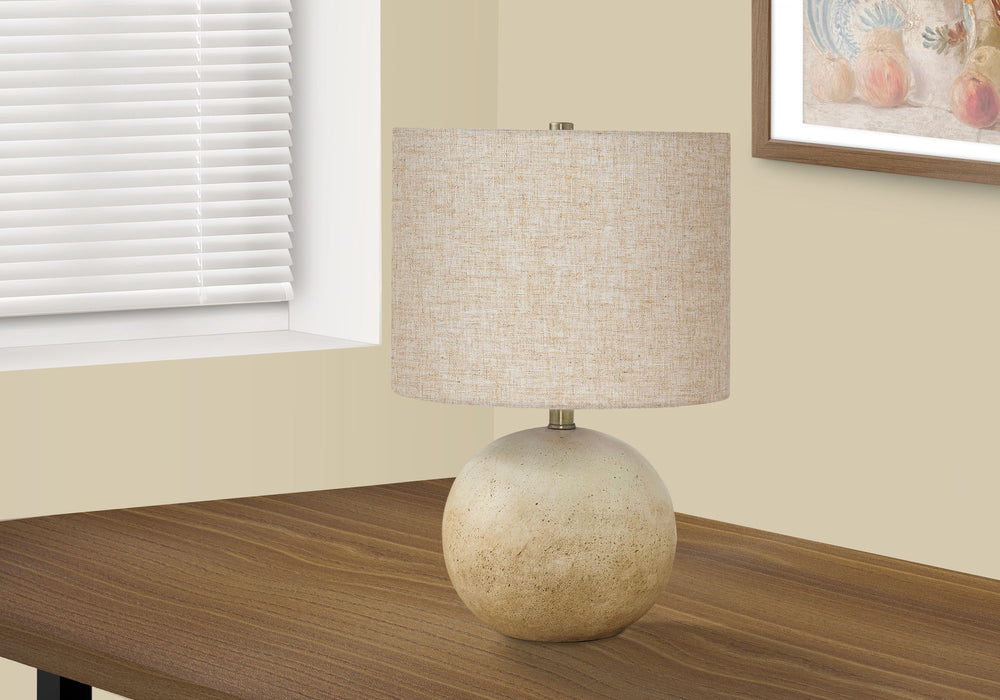 Lighting, Table Lamp, Concrete, Resin, Contemporary - Beige