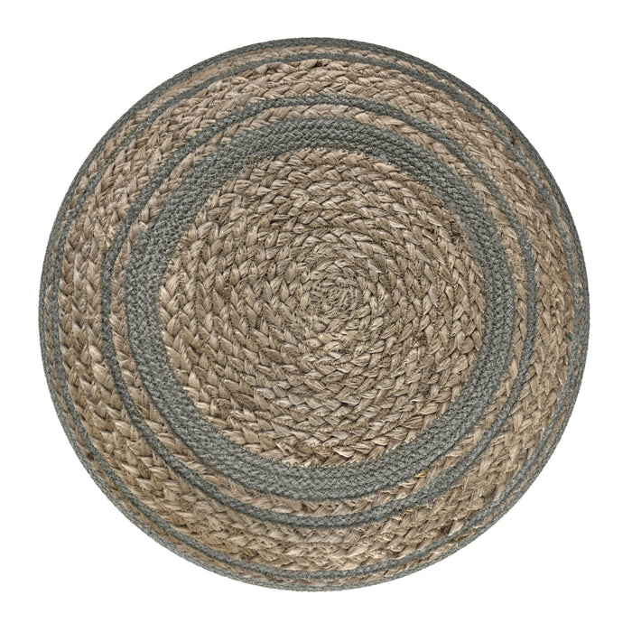 Serena - Round Braided Pouf