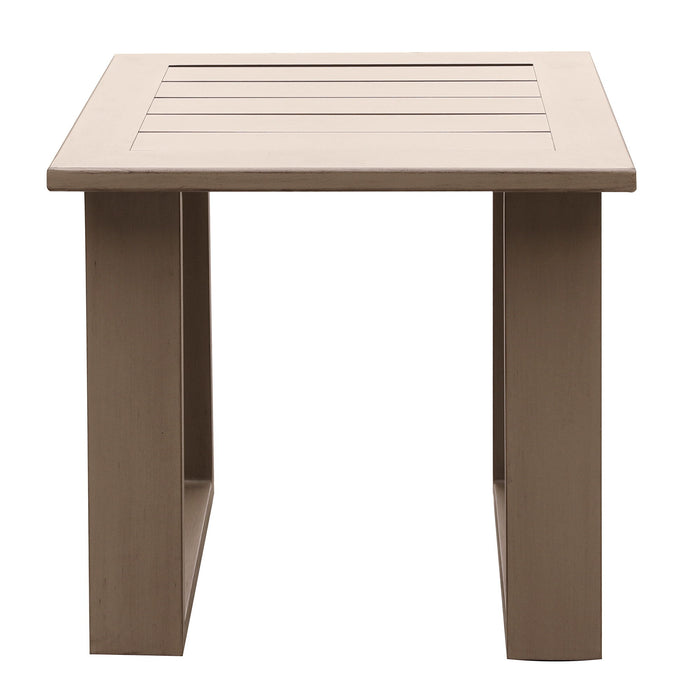 End Table, Wood Grained - Light Brown