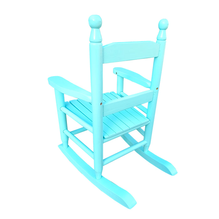 Children\'s Rocking Light Light Blue Chair-Indoor Or Outdoor - Suitable For Kids - Durable