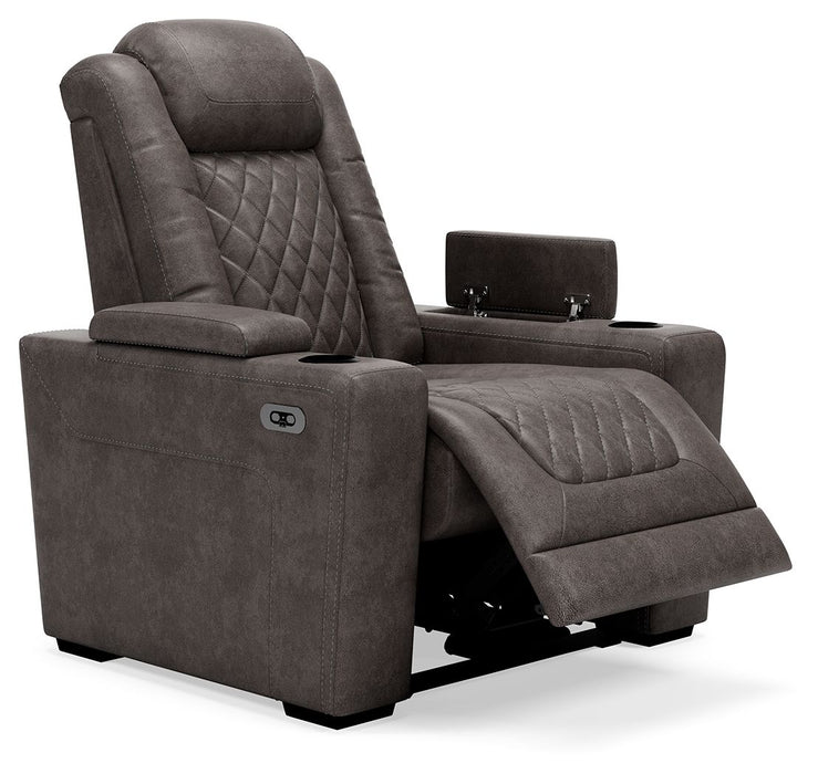 Hyllmont - Cinza - Pwr Recliner/Adj Headrest