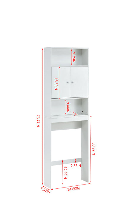 Home Bathroom Shelf Over-The-Toilet, Bathroom Spacesaver, Bathroom, Tollilet Storage Cabine