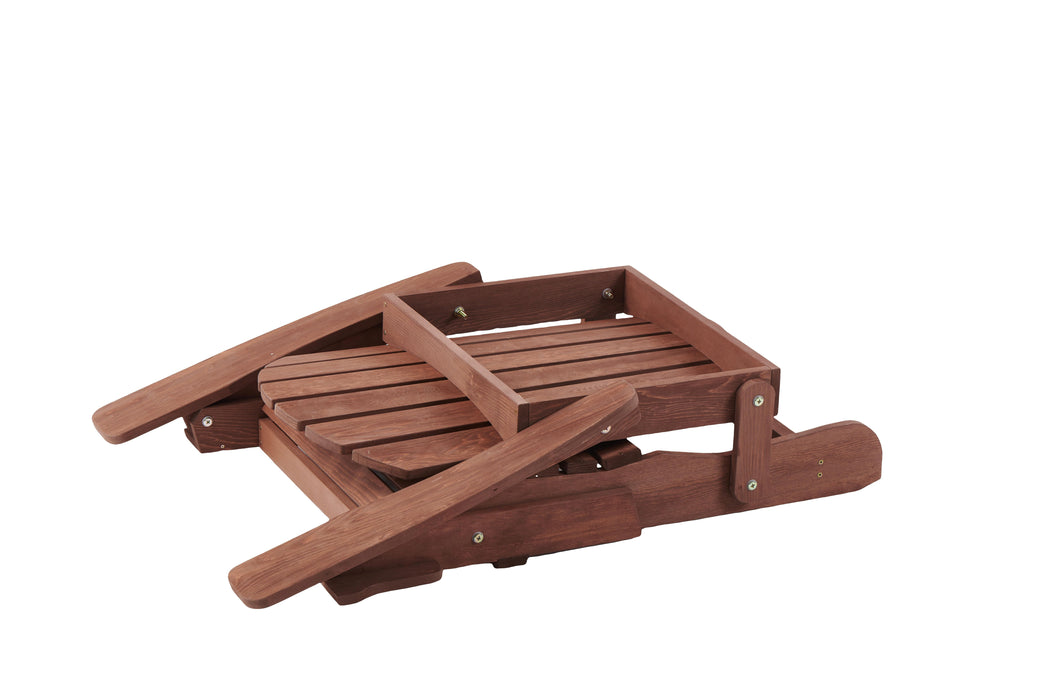 Oversize Outdoor Folding Adirondack Chair, Patio Chair For Garden