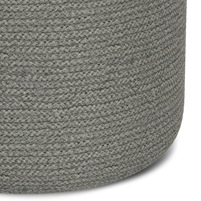 Serena - Round Braided Pouf