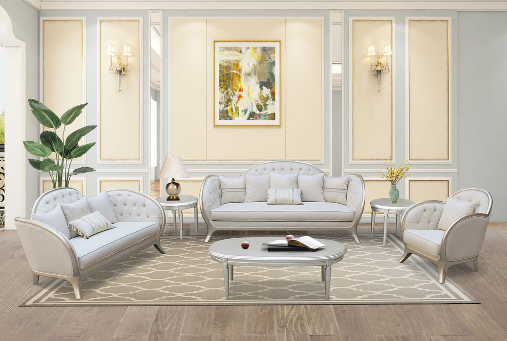 Salina - Sofa And Loveseat - White