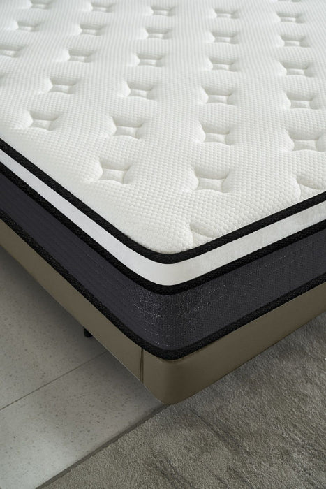 10" Hybrid Pillow Top Mattress A Box With Breathable And Hypoallergenic Design, Medium Firm For Lumbar Support