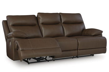 Vonryan - Tobacco - Power Reclining Sofa With Adj Headrest