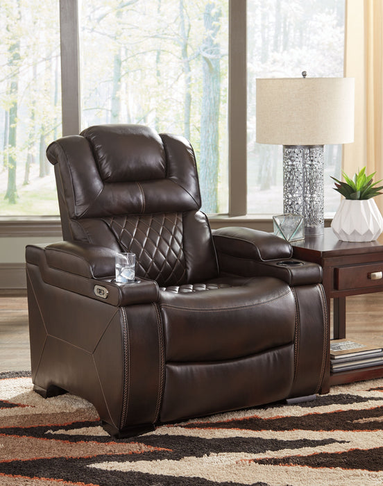 Warnerton - Marrón oscuro - Pwr Recliner/Reposacabezas ajustable