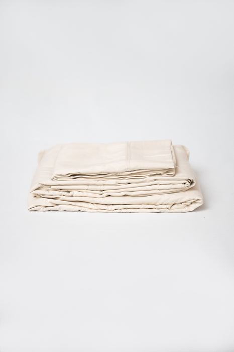 4 Piece Full Bamboo Hypoallergenic Sheet Set - Cream