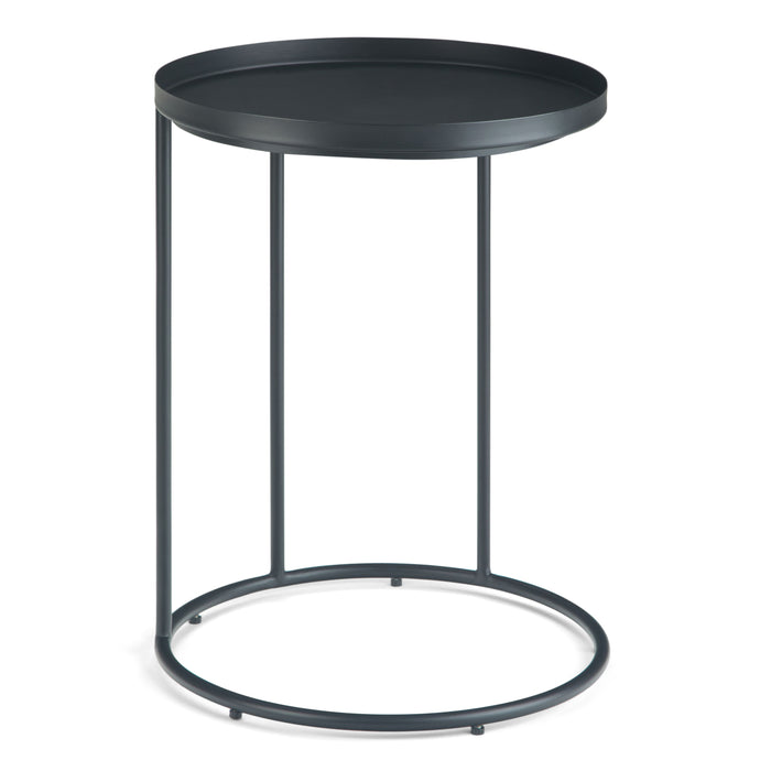 Monet - Metal Side Table - Black