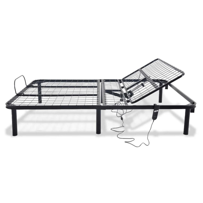 Bthu - Twin Long Adjustable Bed - Black