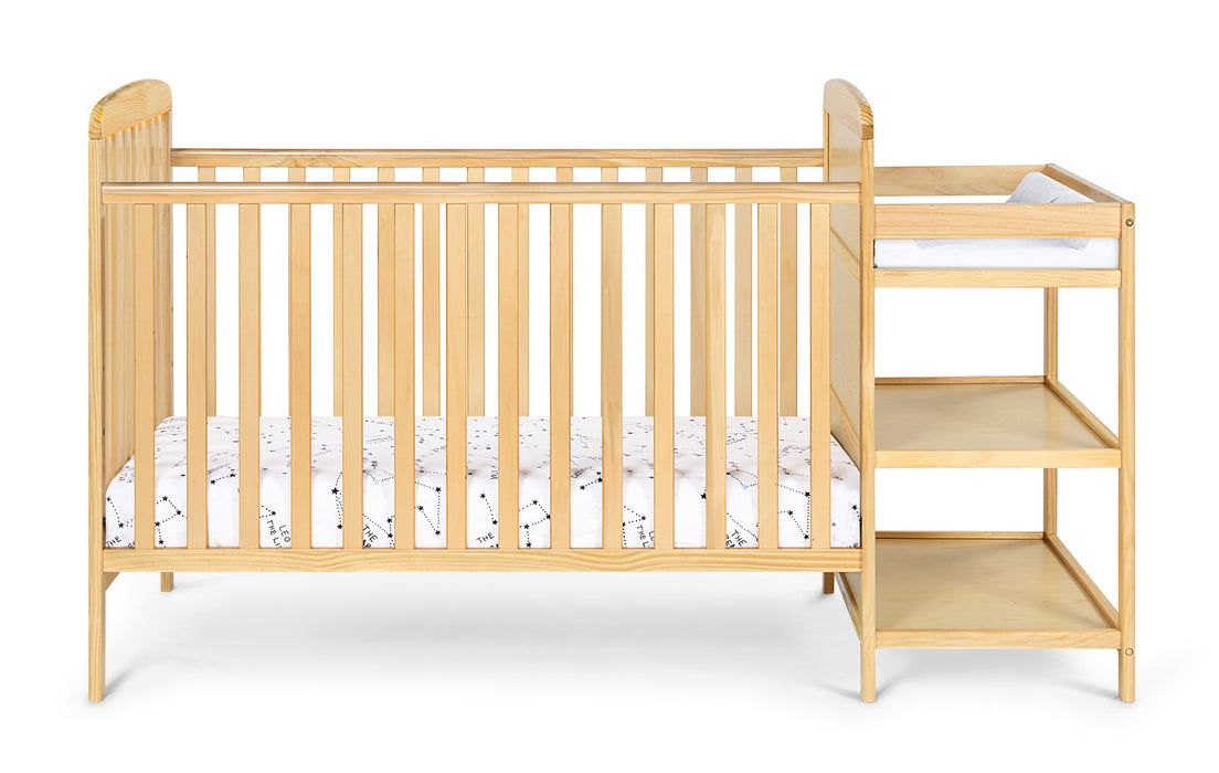 Ramsey Crib And Changer Combo - Natural