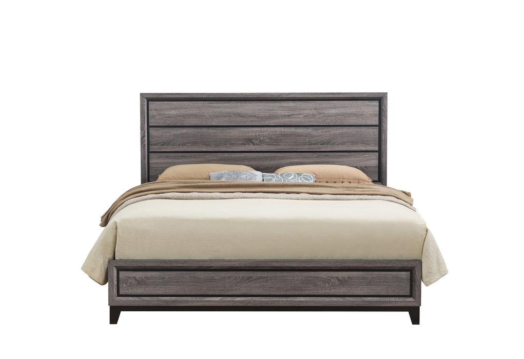 Kate - 5 Piece King Bedroom Set - Gray