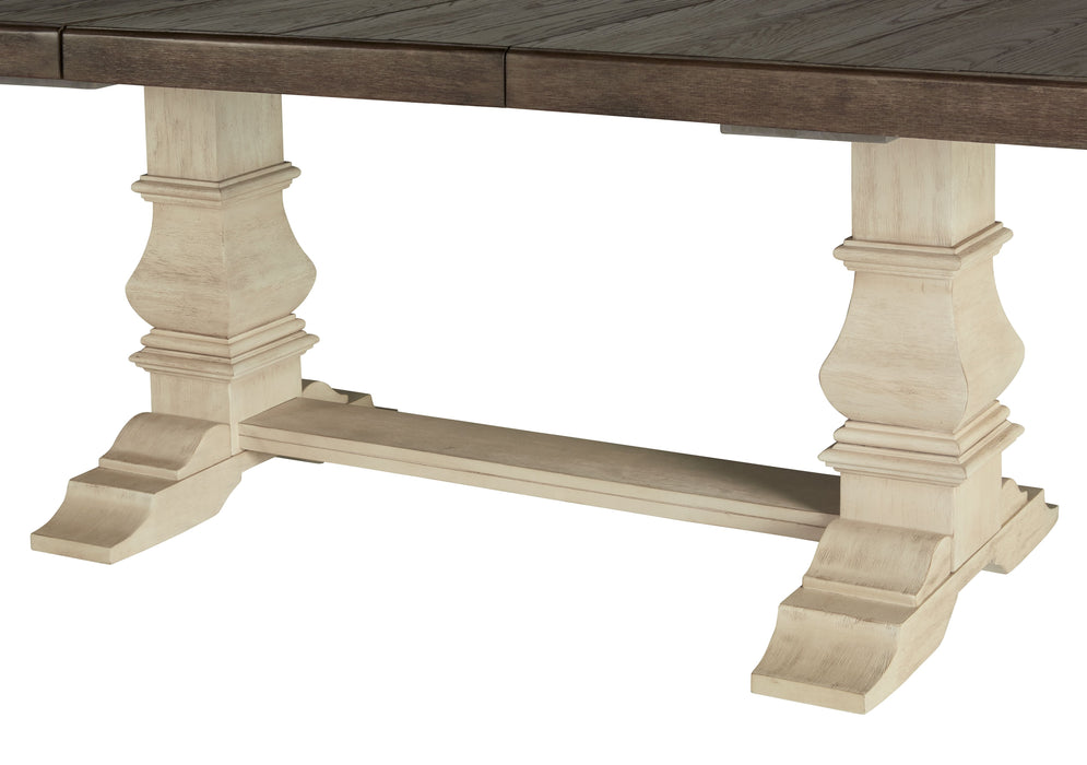 Bolanburg - Marrón / Beige - Mesa de comedor extensible